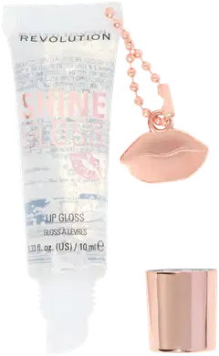 Revolution shine gloss huulikiilto 10ml peach pop - clear sugar - 2