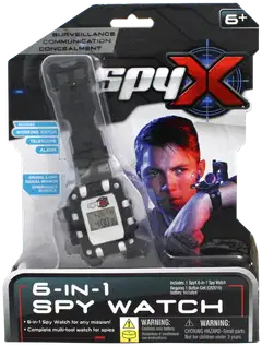 SpyX 6 in 1 Spy Watch -vakoilukello - 1