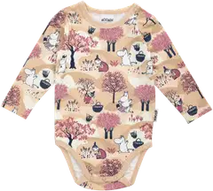 Muumi vauvojen body Hedelmäsato 592483 - beige - 1