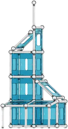 Geomag Pro-L New Yorkin maamerkit magneettinen rakennussarja 174 osaa - 2