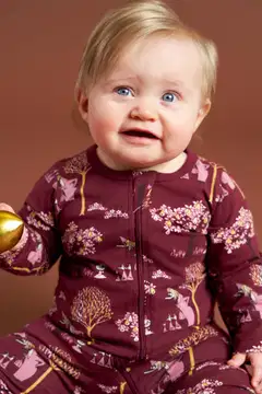 Muumi vauvojen pyjama Vilijonkka 593267 - burgundi - 7