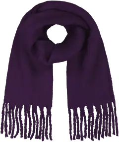 WKLY. naisten pörröinen kaulahuivi 219W382555 - Purple - 1