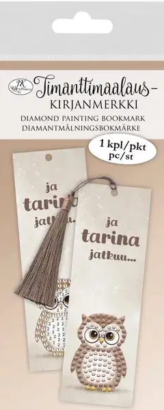 J.K. Primeco timanttimaalauskirjanmerkki Pöllö - 1