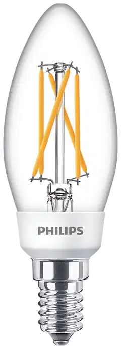 Philips LED-lamppu 5W B35 E14 2700K 470LM lämmin valkoinen - 1