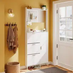 SoBuy kenkäkaappi valkoinen FSR233-W - 2