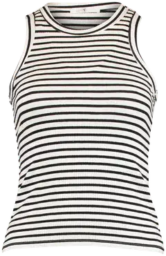 Hailys naisten toppi We44ndy - offwhite/black stripe - 1