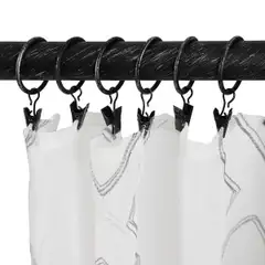 Ihanin verhorenkaat nipistimellä mustakulta 32/38 mm 10kpl/pss - 6