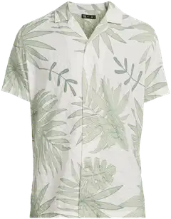TEX miesten Hawaii-paita I274959 - Green - 2