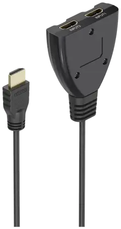 Hama HDMI™-kytkin, 2xHDMI™ in - 1xHDMI™ out, 4K - 3