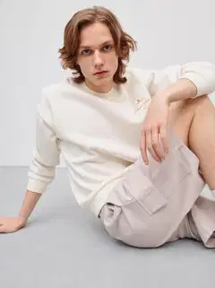 WKLY. miesten collegepusero Playa Norte - Off white - 3