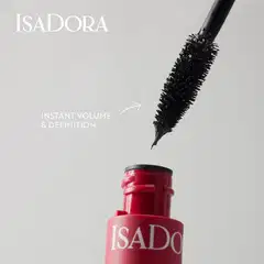 Isadora The Build Up Mascara Extra Volume 02 Dark Brown 10 ml - Dark Brown - 4