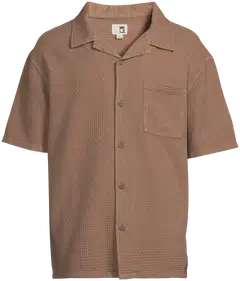 WKLY. miesten lyhythihainen paita 194W152605 - Brown - 2