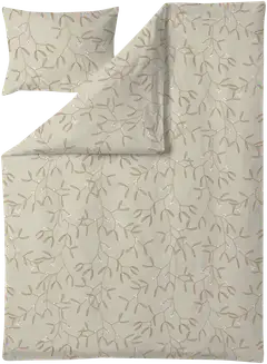 Finlayson satiinin pussilakanasetti Misteli 150X210+50X60 vaalenaruskea - 1