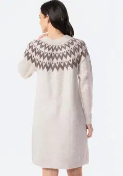 TEX naisten neuletunika I291487 - BROWN - 3