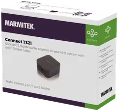 Marmitek Kytkin Kahdelle Optiselle Audioliitännälle TS21E - 8