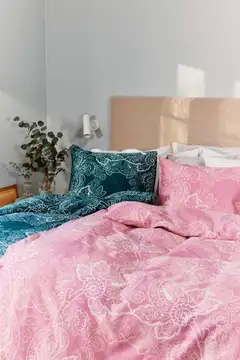 Finlayson satiini-tencel tyynyliina Viktoria 50X60 malva - 3