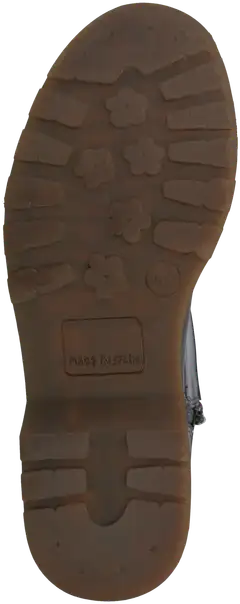 WKLY. naisten nahkaiset biker-bootsit Rock - Blk - 2
