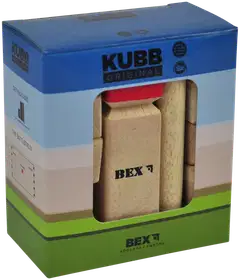 Bex Sport peli Mini Kubb Original, red king - 2