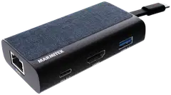 Marmitek USB-C-keskitin Connect Hub 4 -adapteri - 3