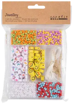 Creativ Company askartelupaketti korut, sateenkaarisetti - 2