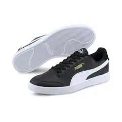 Puma miesten vapaa-ajan jalkine Shuffle Black - Black-White-Team G - 9