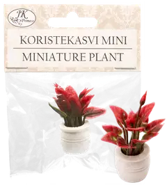 J.K. Primeco Koristekasvi mini punainen - 1