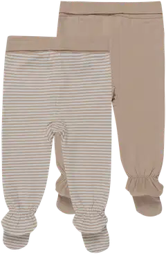 Ciraf vauvojen potkuhousut 250B263019 2-pack - beige stripes - 2