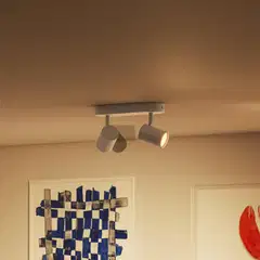Philips Smart Lighting BOS kohdevalaisin GU10 5W RGB + säädettävä valkoinen 2 kpl kaukosäätimellä - 9