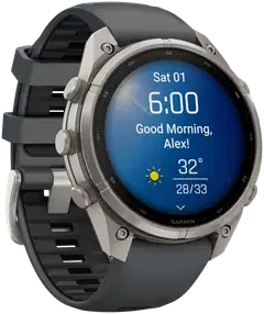 Garmin Fenix 9 Pro 47 mm titaani- ja grafiitinharmaa urheilukello - 6