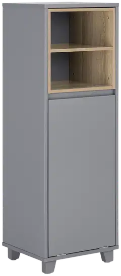 SoBuy kylpyhuonekaappi harmaa BZR146-DG - 1