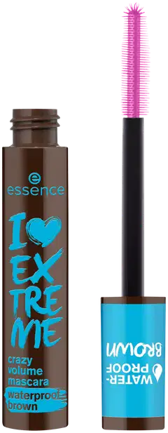 essence I LOVE EXTREME crazy volume mascara waterproof brown 01 Cozy Brown 12 ml - 2