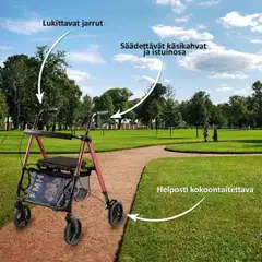 Arvo rollaattori, kevyt - 6