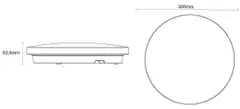 Airam Gaia Slim R300 15W/3CCT 3-STDIM - 3