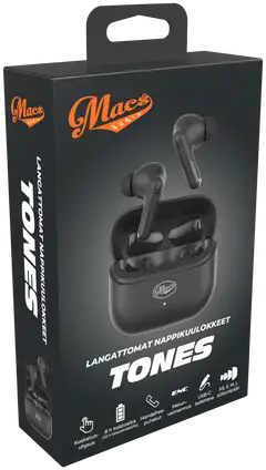 Macs langattomat nappikuulokkeet Tones musta - 2