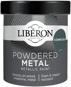 Liberon Powdered Metalliefektimaali 500ml Cosmos Blue matt - 1