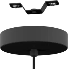 EGLO riippuvalaisin Waverton E27 40 cm musta/valkoinen - 2