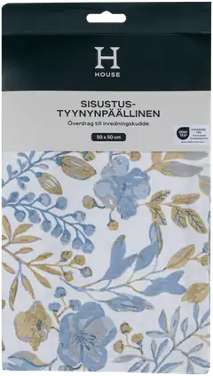 House sisustustyynynpäällinen Delicate Florals 50x50 cm vaaleansininen - 2