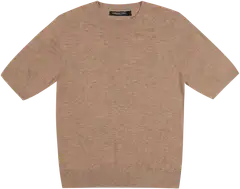 London Fog naisten merinosekoiteneule 218L342510 - dark beige, black piping - 1
