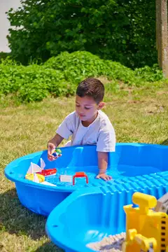 BIG Simpukka-allas, vesi- tai hiekkaleikkeihin, sininen - 4