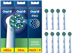 Oral-B Vaihtoharja CrossAction 3+3+3kpl - 1