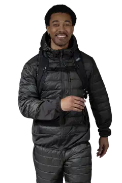 Luode12 miesten retkeily- ja ulkoiluhousut 204L112653 - dark dull gray - 6