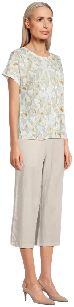 London Fog naisten culottes-housut pellavasekoitetta 222L261708 - irish cream - 4