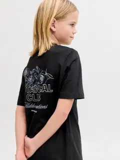 JJ REBEL JUNIOR lasten t-paita - BLACK - 6