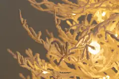 Finnlumor joulukuusi valkoinen 150 cm LED-valoilla - 3