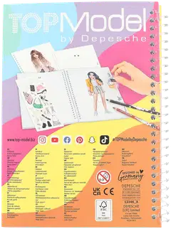 TOPModel taskuvärityskirja, Miju & Christy - 5