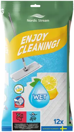 Streamy märkä kertakäyttöinen - 12 kpl - 2