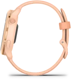 Garmin älykello Vivoactive 6 metallinen vaaleanpunainen aamunkajo ja samanvärinen hihna - 7