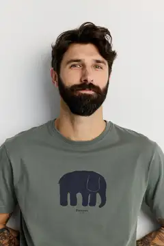 Finlayson miesten t-paita Elefantti - Green - 3