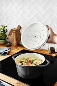 Tefal Air valualumiinipata pyöreä 20 cm harmaa E2554404 - 5