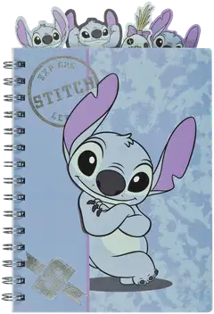 Stitch kierremuistikirja A5 jakajilla, sis. 80 sivua - 1